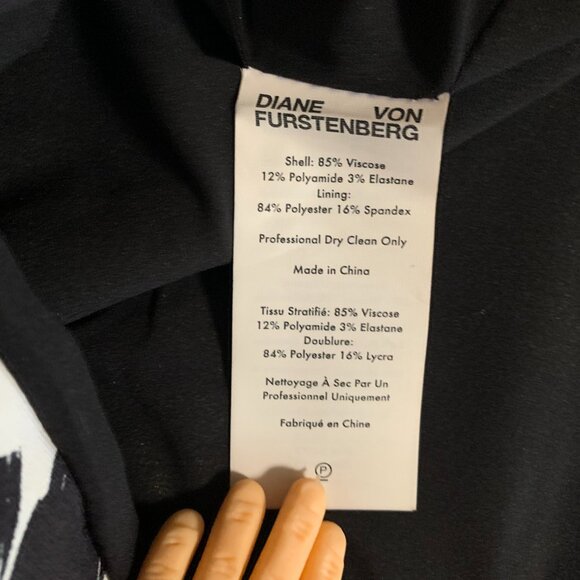 Diane Von Furstenberg Macie Cropped Animal Print Pony Ivory Blazer Small Jacket - Picture 5 of 16